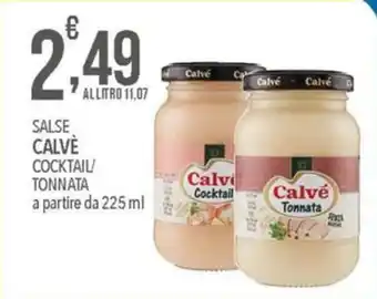 Iper Nonna Isa SALSE CALVÈ COCKTAIL/ TONNATA 225 ml offerta