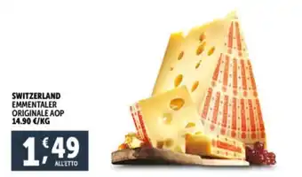 Deco Supermercati SWITZERLAND EMMENTALER ORIGINALE AOP offerta