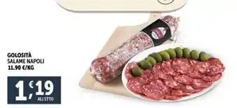 Deco Supermercati GOLOSITÀ SALAME NAPOLI offerta