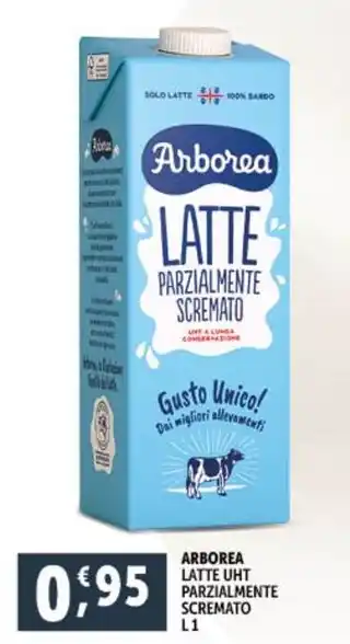 Deco Supermercati ARBOREA LATTE UHT PARZIALMENTE SCREMATO L1 offerta