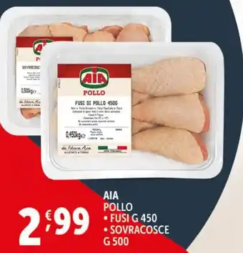 Deco Supermercati AIA POLLO FUSI G 450 offerta
