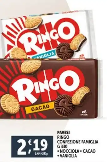 Deco Supermercati PAVESI RINGO CONFEZIONE FAMIGLIA G330 offerta