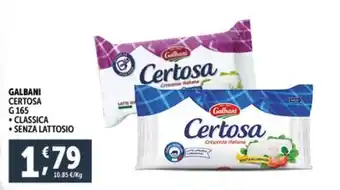 Deco Supermercati GALBANI CERTOSA G165 offerta