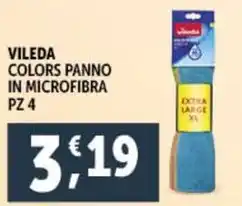 VILEDA COLORS PANNO IN MICROFIBRA PZ 4