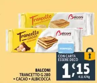 Deco Supermercati BALCONI TRANCETTO G 280 offerta