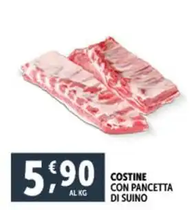 COSTINE CON PANCETTA DI SUINO