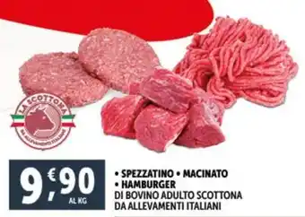 Deco Supermercati SPEZZATINO, MACINATO, HAMBURGER offerta