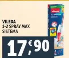 Deco Supermercati VILEDA 1-2 SPRAY MAX SISTEMA offerta