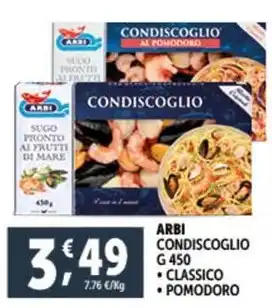 Deco Supermercati ARBI CONDISCOGLIO G 450 offerta