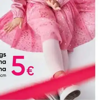 Pepco Leggings con gonna bambina misure: 104-134 cm offerta