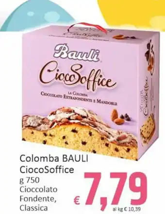 Paghi Poco Colomba BAULI CiocoSoffice g 750 Cioccolato Fondente, Classica offerta