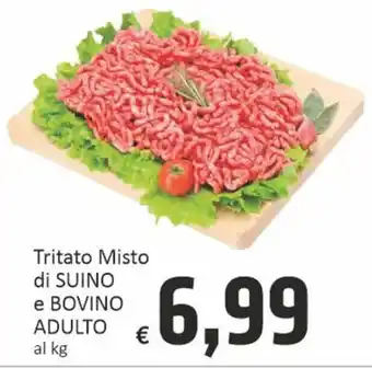 Paghi Poco Tritato Misto di SUINO e BOVINO ADULTO al kg offerta