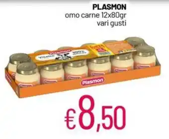 Franzy's PLASMON omo carne 12x80gr vari gusti offerta