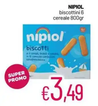 NIPIOL biscottini 6 cereale 800gr
