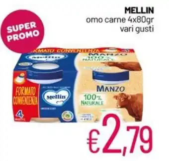 Franzy's MELLIN omo carne 4x80gr vari gusti offerta