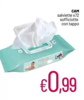 CAM salviette x72 sofficiotte con tappo