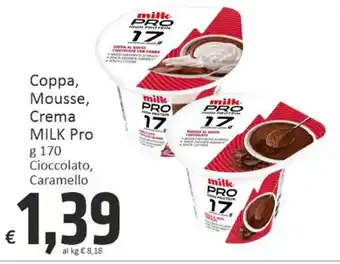 Paghi Poco Coppa Mousse, Crema MILK Pro g 170 Cioccolato Caramello offerta