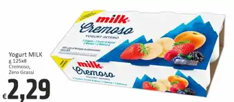 Paghi Poco Yogurt MILK g 125x8 Cremoso, Zero Grassi offerta