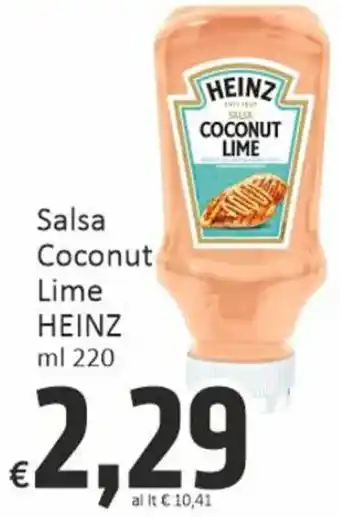 Paghi Poco Salsa Coconut Lime HEINZ ml 220 offerta