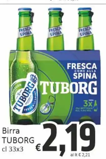 Paghi Poco Birra TUBORG cl 33x3 offerta