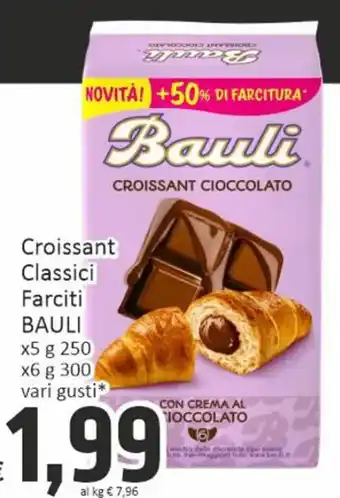 Paghi Poco Croissant Classici Farciti BAULI x5 g 250 c6 g 300 vari gusti offerta