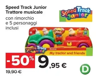 Carrefour Speed Track Junior Trattone musicale offerta