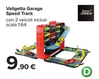 Carrefour Speed Track Valigetta Garage offerta