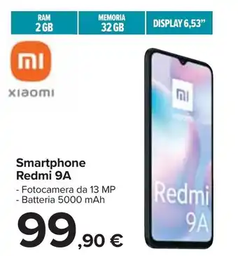 Carrefour Xiaomi Redmi 9A Smartphone offerta