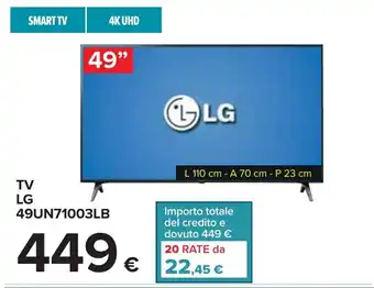 Carrefour LG TV 49UN71003LB offerta