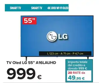 Carrefour LG TV Oled 55" A16LAUHD offerta