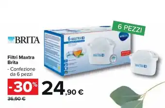Carrefour Brita Filtri Maxtra 6 pezzi offerta