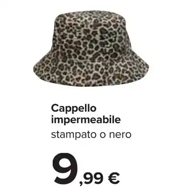 Carrefour Cappello impermeabile offerta