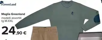 Carrefour GreenLand Maglia M-XXL offerta