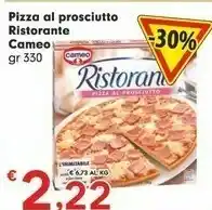 Despar Cameo Pizza Al Prosciutto Ristorante 330 G(ml) offerta
