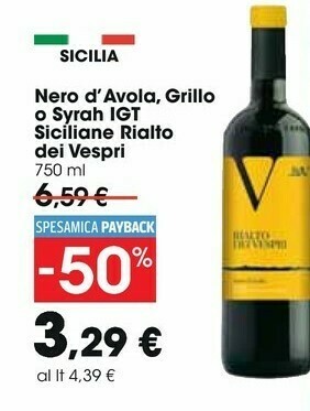 Carrefour Nero d'Avola offerta