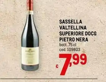 Metro Valtellina Vino rosso offerta
