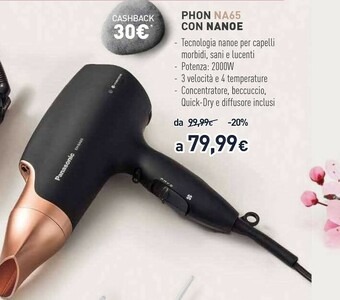 Unieuro Panasonic Phon NA65 Con Nanoe offerta