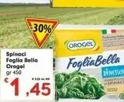 Despar Orogel Spinaci Fogliabella Il Benessere offerta