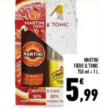 Conad Martini Fiero & Tonic 1750 Ml offerta