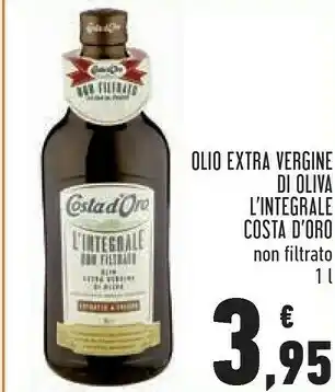 Conad Costa d'Oro Olio Extra Vergine Di Oliva L'integrale offerta