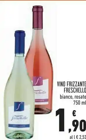 Conad Freschello Vino Frizzante Bianco offerta