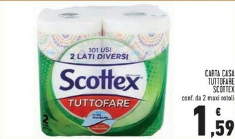 Conad Scottex Carta Casa Tuttofare offerta