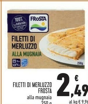 Conad Frosta Filetti Di Merluzzo Alla Mugnaia offerta