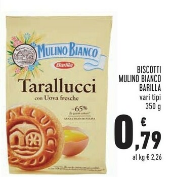 Conad Mulino Bianco Biscotti offerta