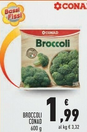 Conad Conad Broccoli offerta