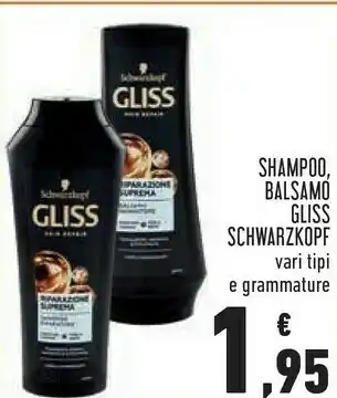 Conad Schwarzkopf Shampoo Gliss offerta