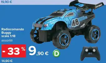 Carrefour Radiocomando Buggy scala 1:18 offerta