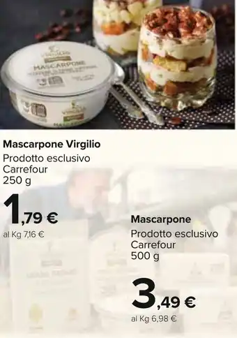 Carrefour Mascarpone Virgilio 250g