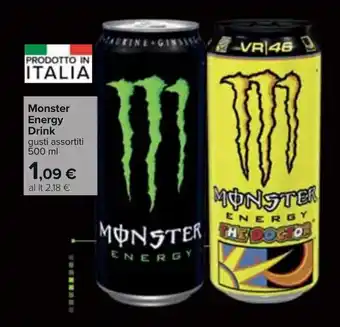 Carrefour Monster Energy Drink 500ml offerta