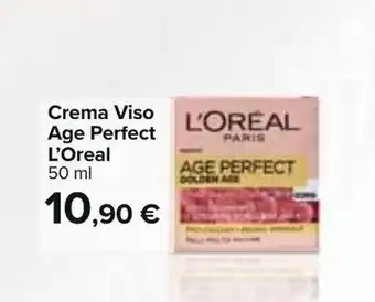 Carrefour L'Oréal Crema Viso Age Perfect 50ml offerta
